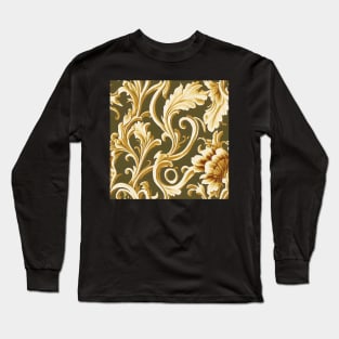 Rococo floral pattern, model 15 Long Sleeve T-Shirt